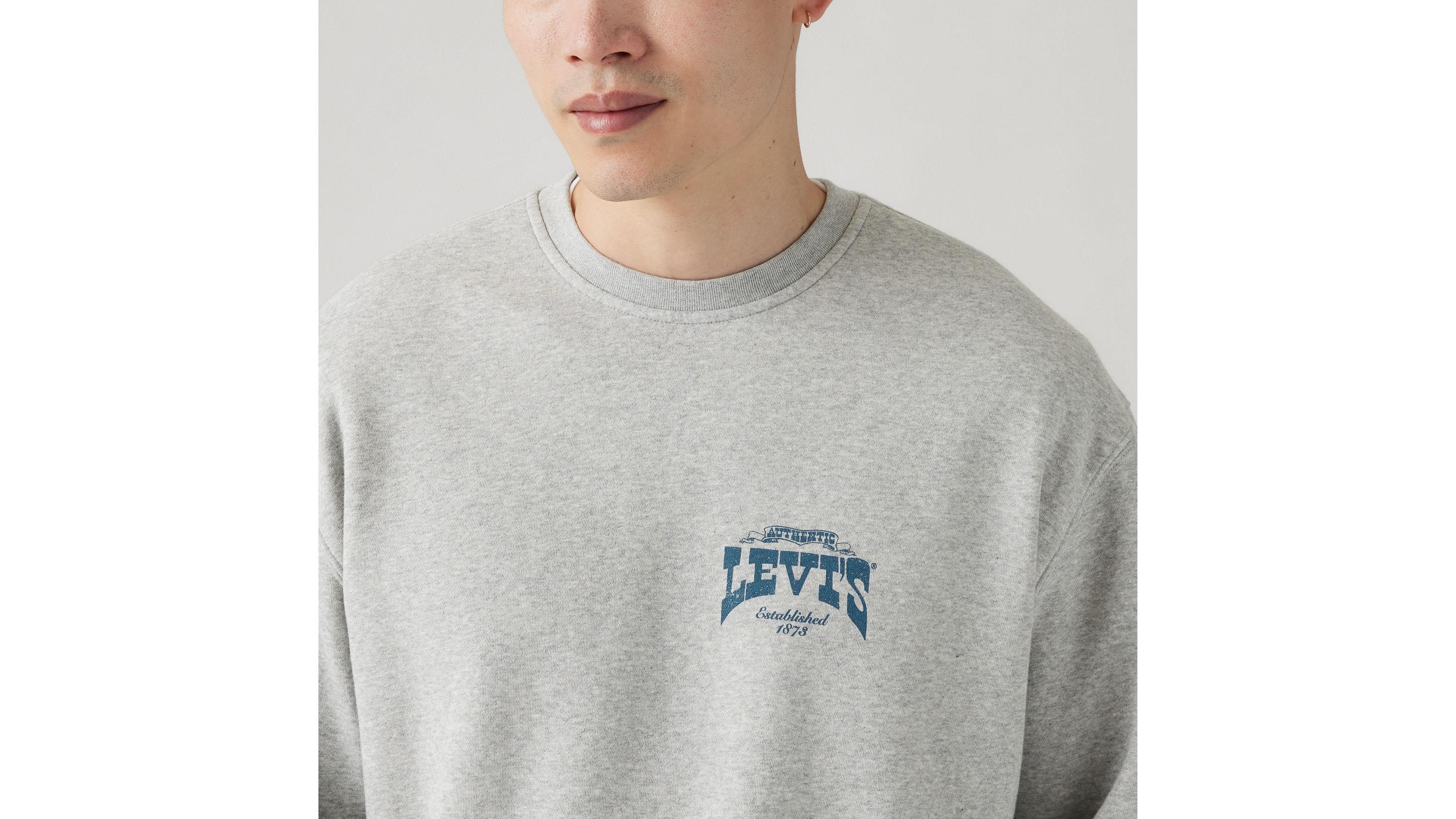 Relaxed Graphic Crewneck Sweatshirt Product Image