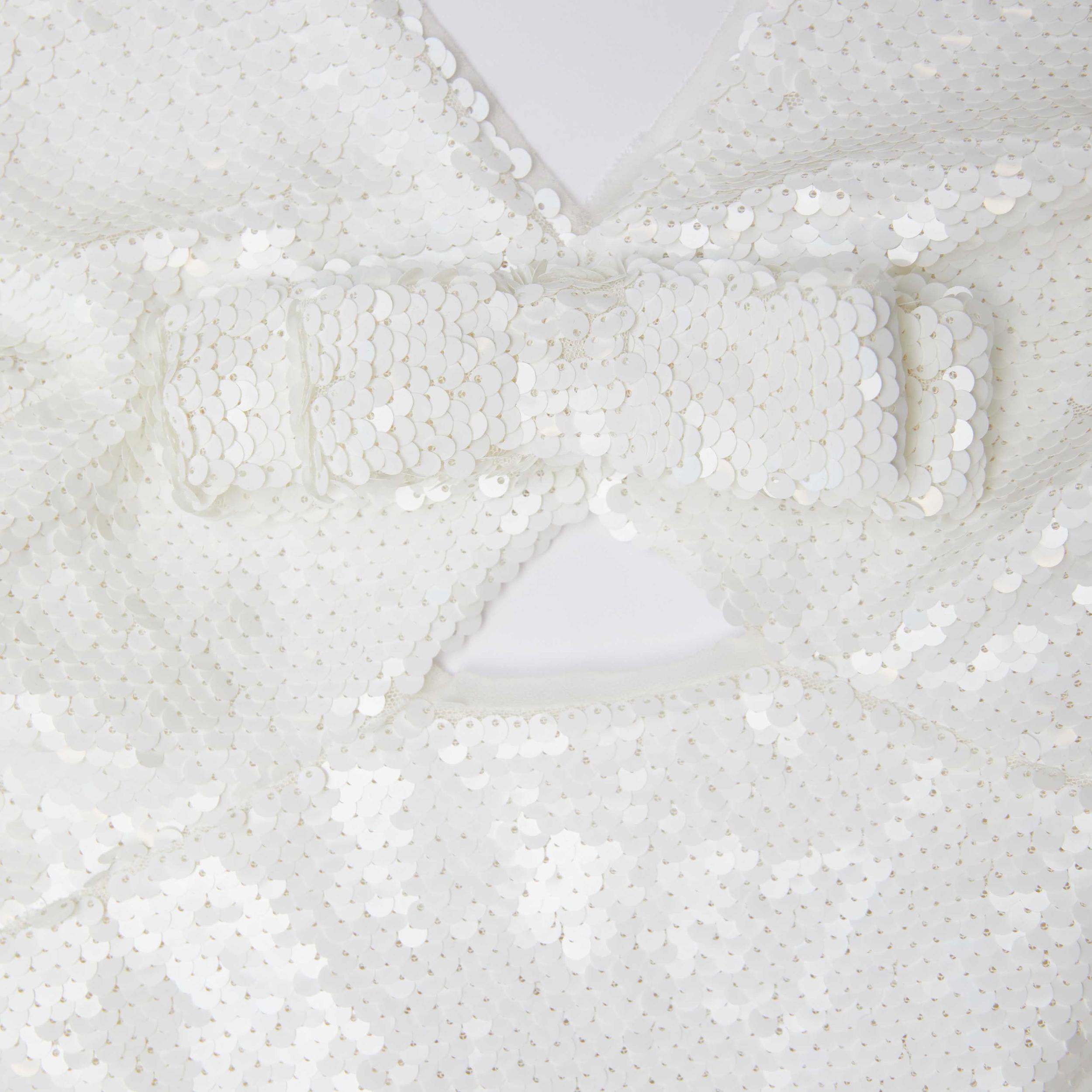 White Sequin Mini Dress Product Image