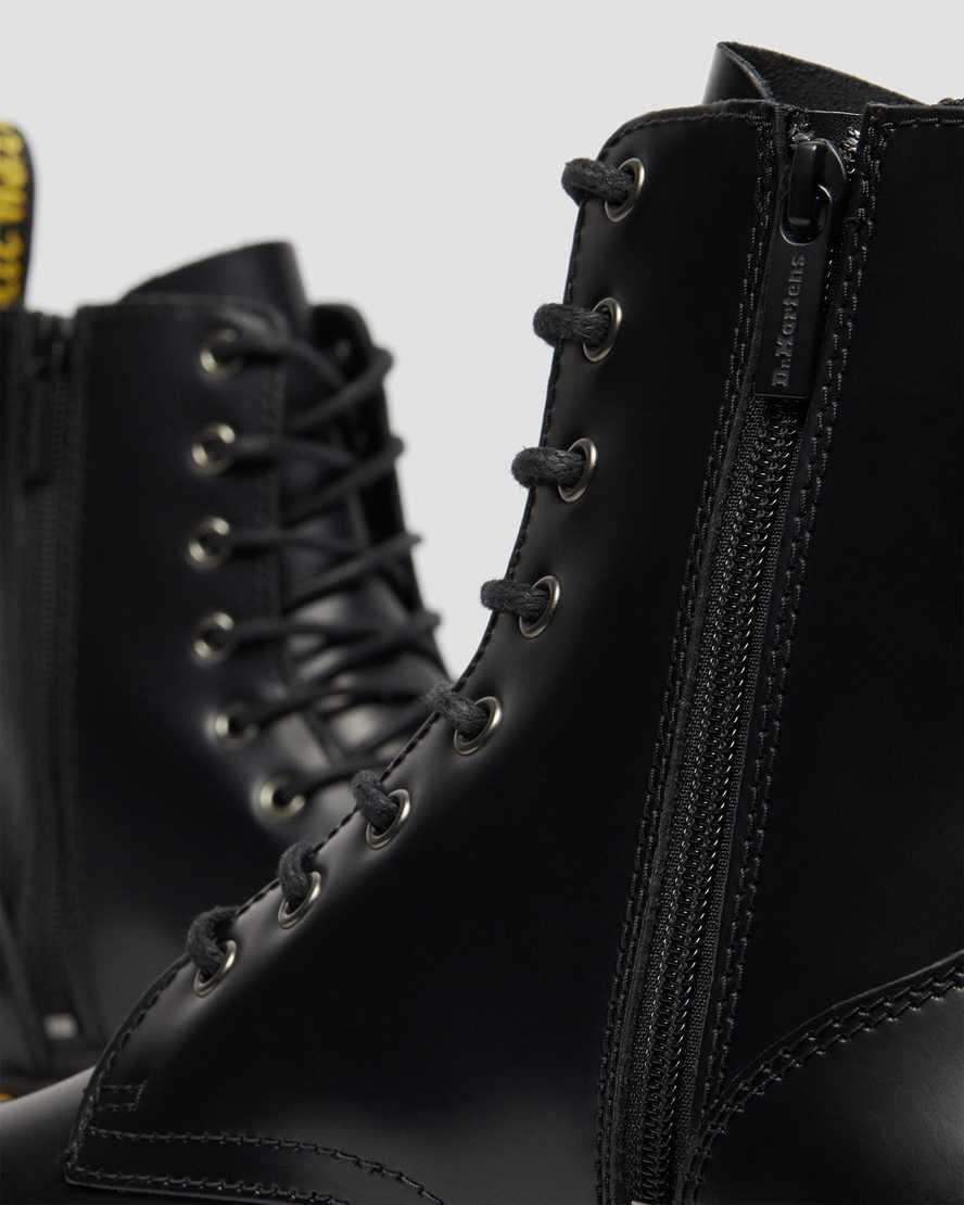 Jadon Boot Smooth Leather Platforms Product Image