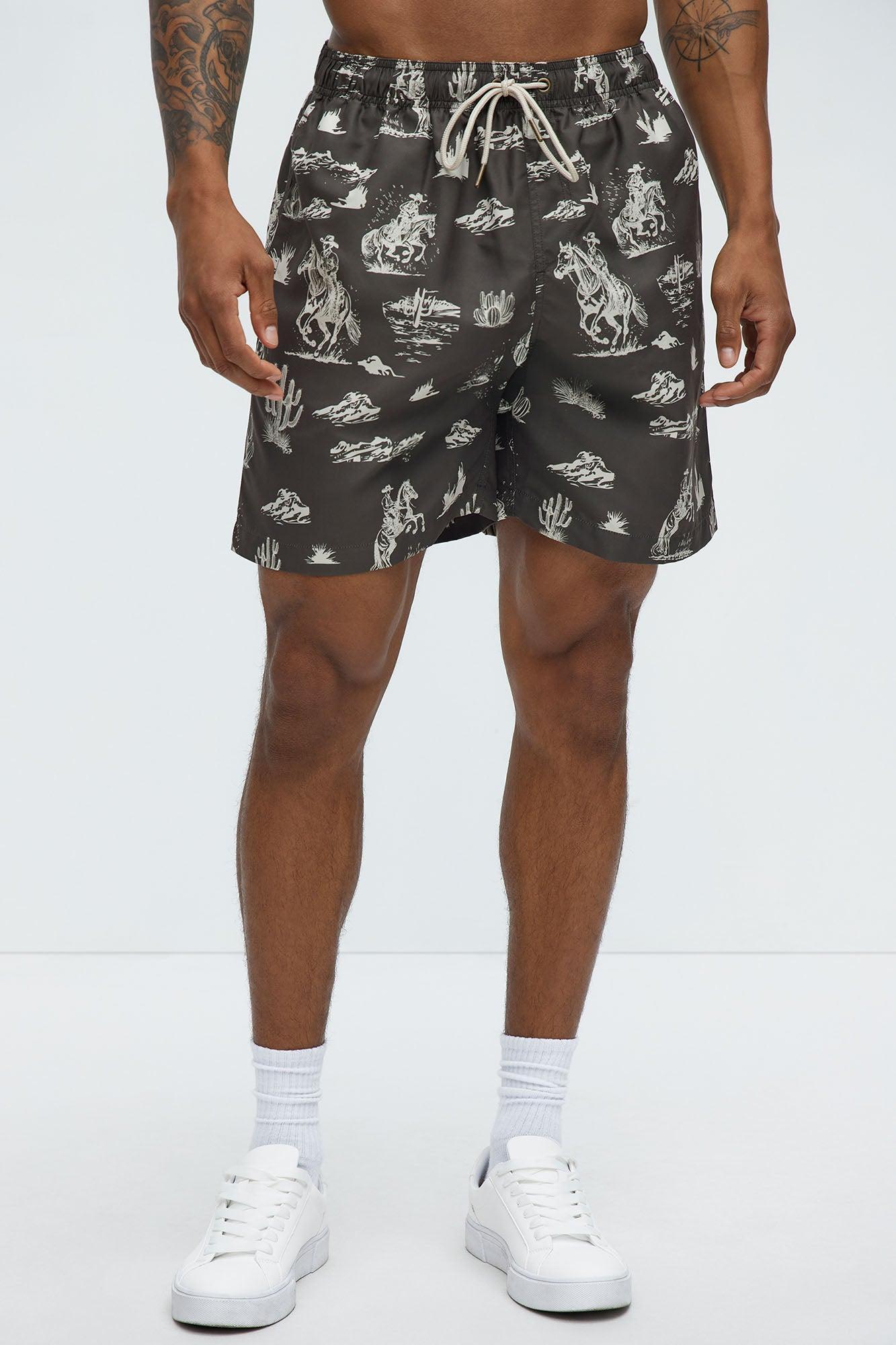Wild West Relaxed Short - Brown Combo Product Image