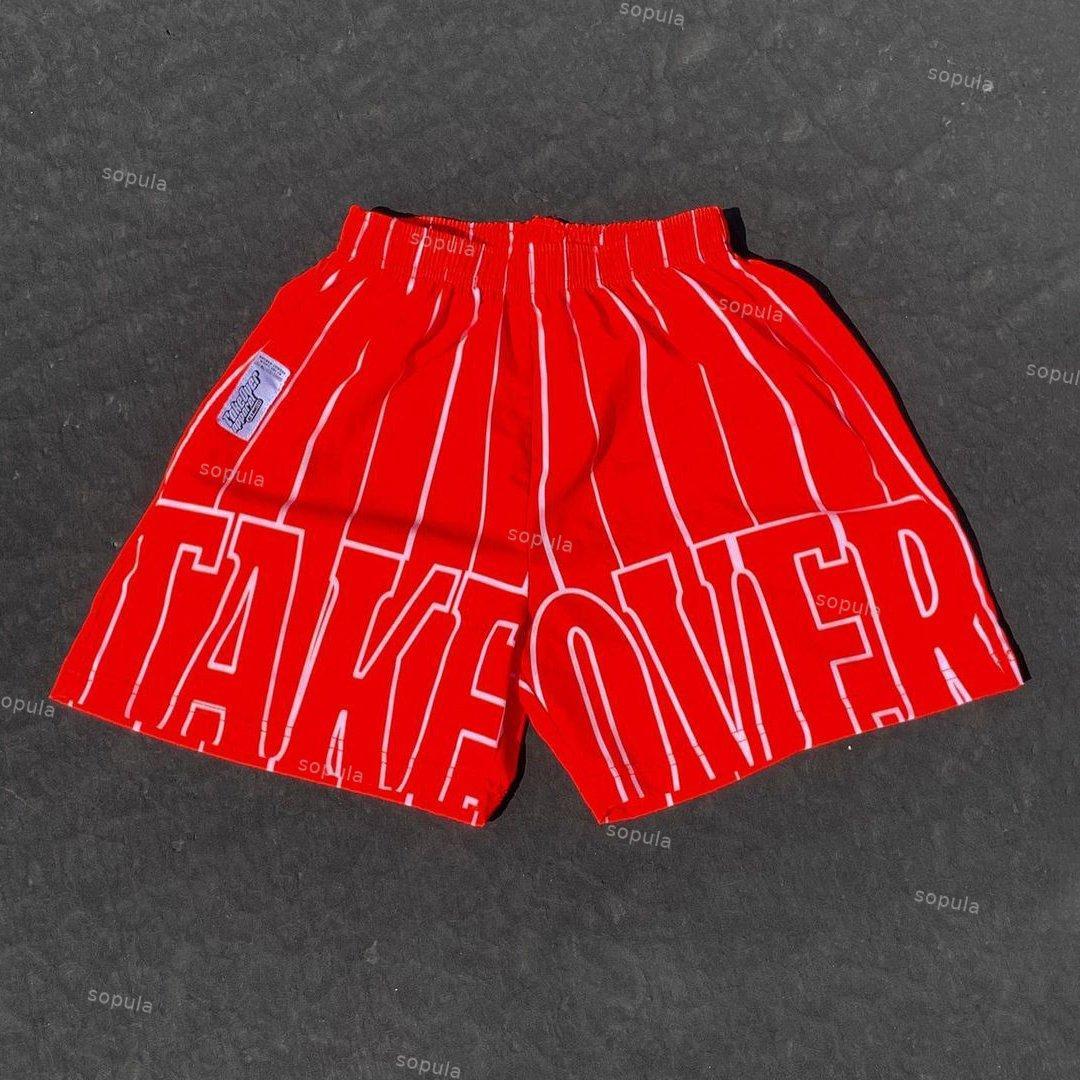 Sopula Take Over Art Graphics Mesh Shorts Product Image