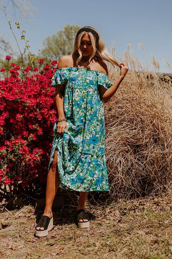 Patio Preferred Floral Midi Product Image