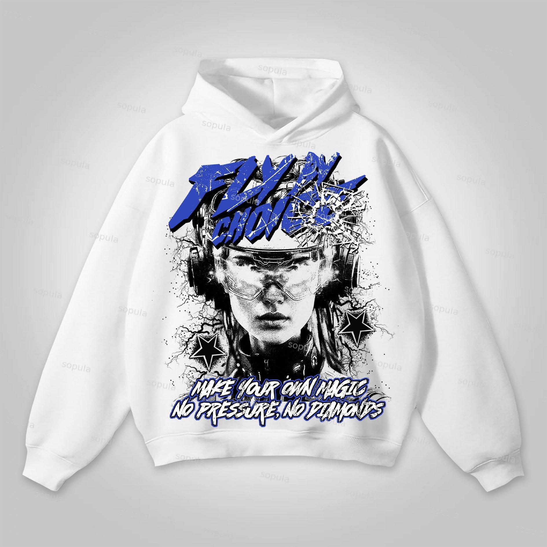 Sopula Vintage Portrait Graphic Print Hoodie Product Image