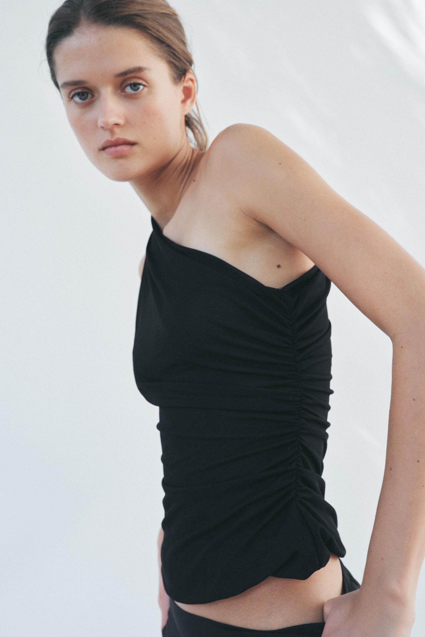 RUCHED ASYMMETRIC TOP Product Image