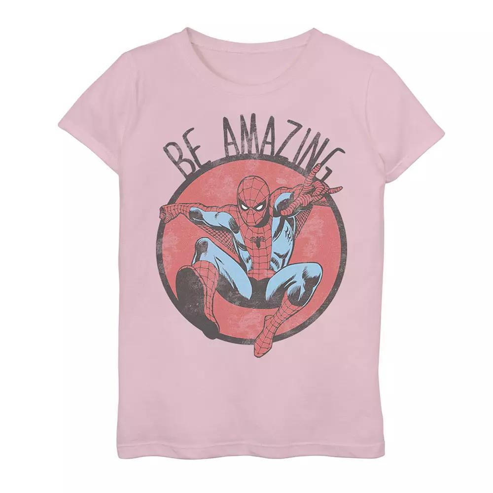 Girls 7-16 Marvel Spider-Man "Be Amazing" Graphic Tee, Girl's,  Product Image