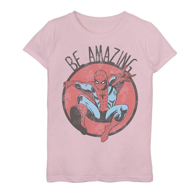 Girls 7-16 Marvel Spider-Man "Be Amazing" Graphic Tee, Girl's,  Product Image