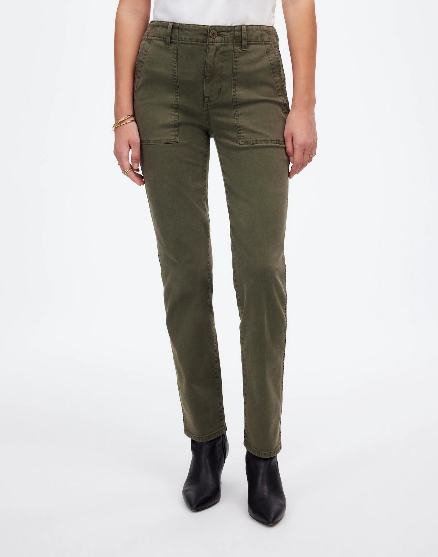 The Slim Straight Utility Pant in Garment Dye Product Image