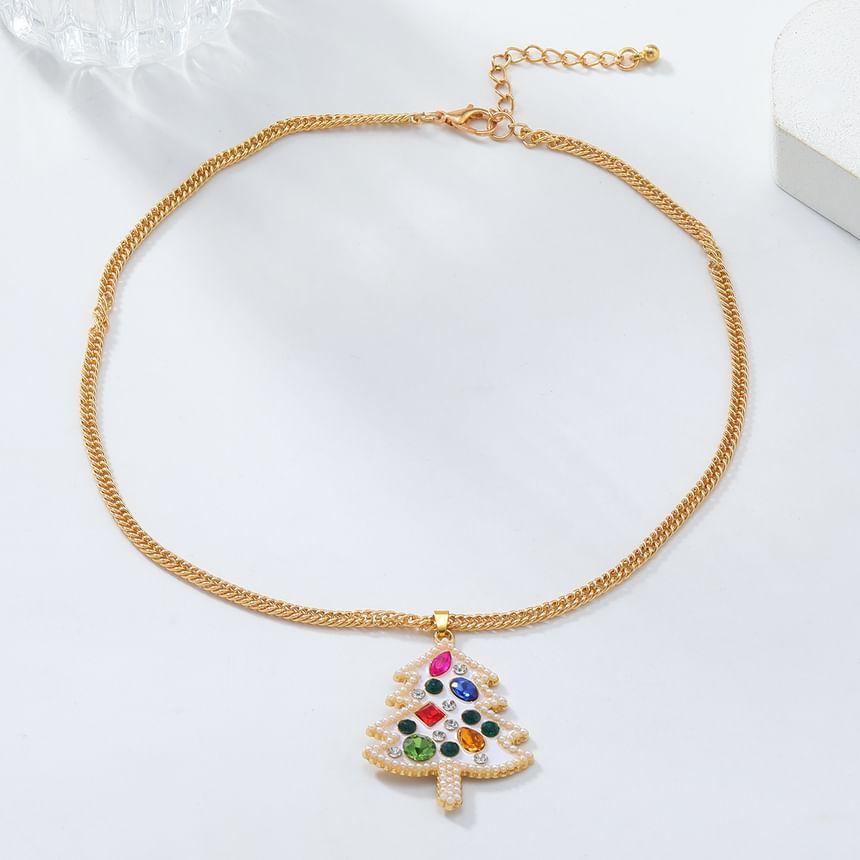 Christmas Tree Pendant Necklace Product Image