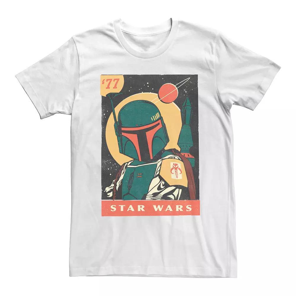 Men's Star Wars Retro Boba Fett Poster Graphic Tee,  Product Image