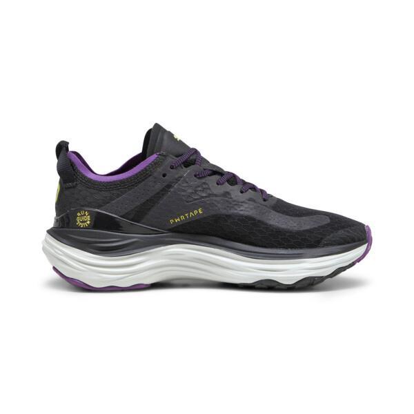 PUMA ForeverRun NITRO Winterized Womens Running Shoes in Black/Purple Pop/Yellow Burst Product Image