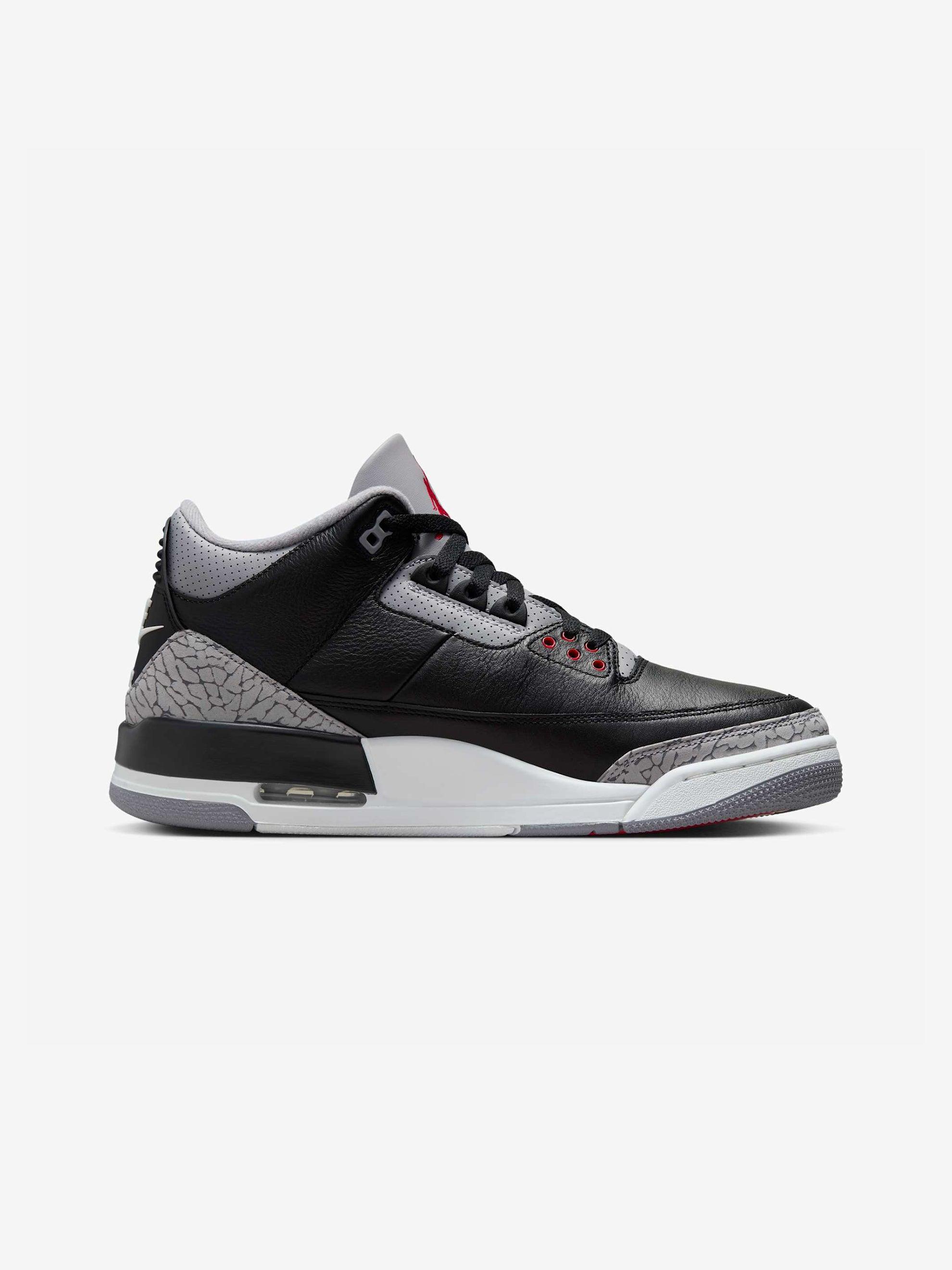 Air Jordan 3 Retro (BLACK/FIRE RED-CEMENT GREY-SUMMIT WHITE) Product Image