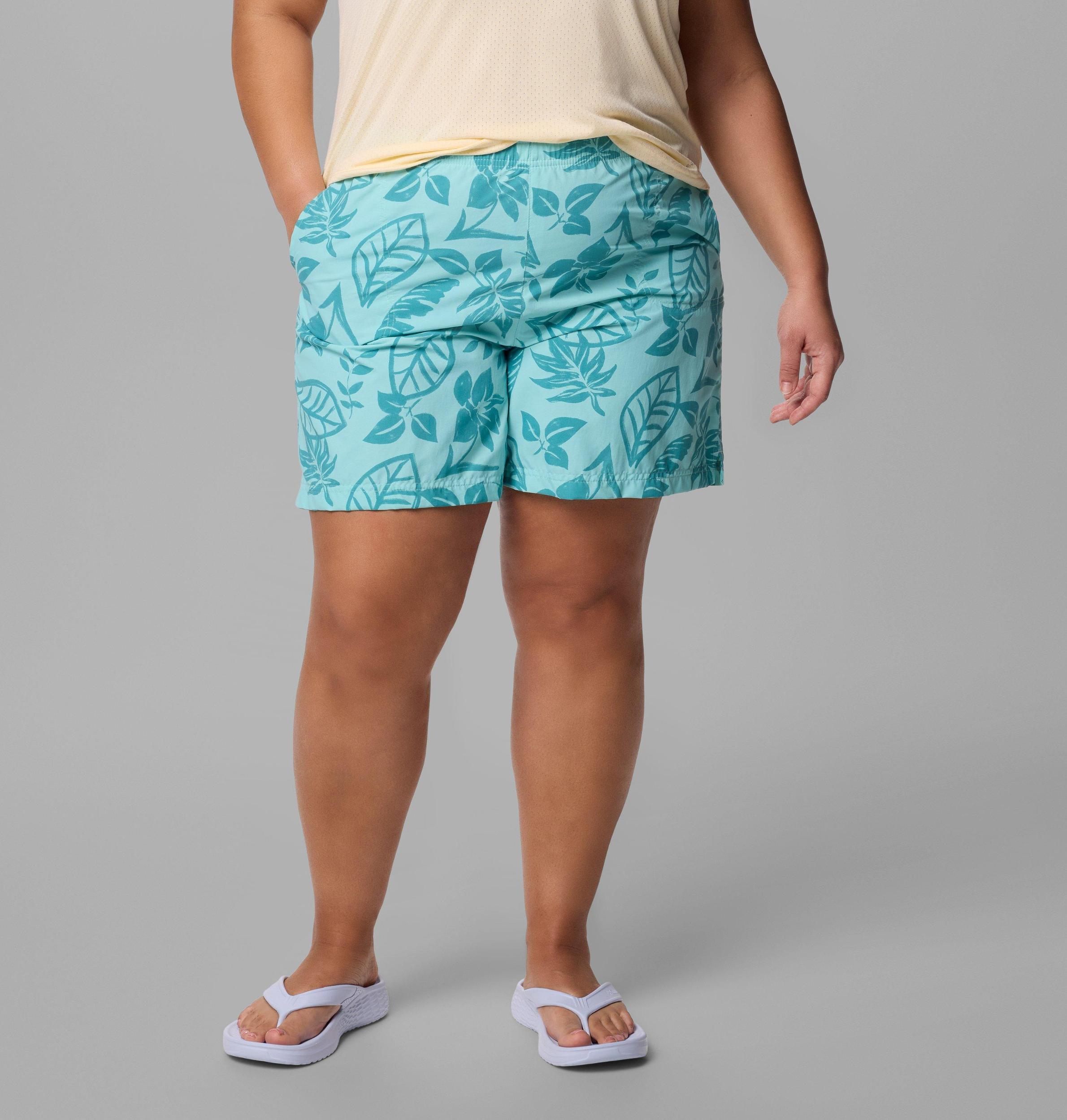 Columbia Womens Sandy River Printed Shorts III - Plus Size- Product Image