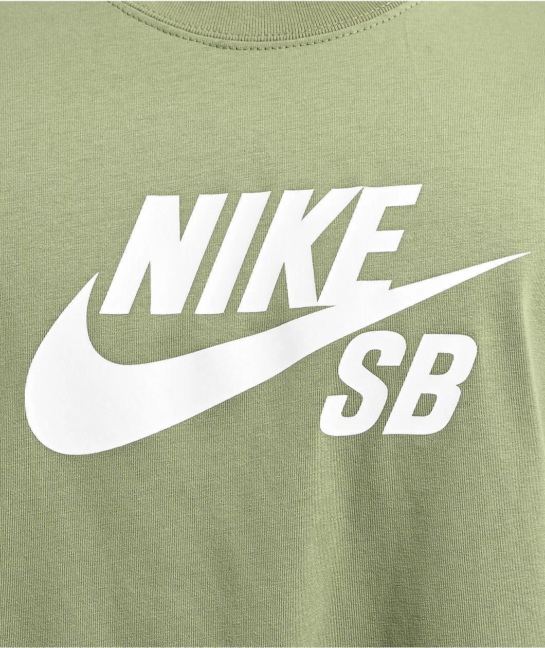 Nike SB Logo HBR Oil Green T-Shirt Product Image