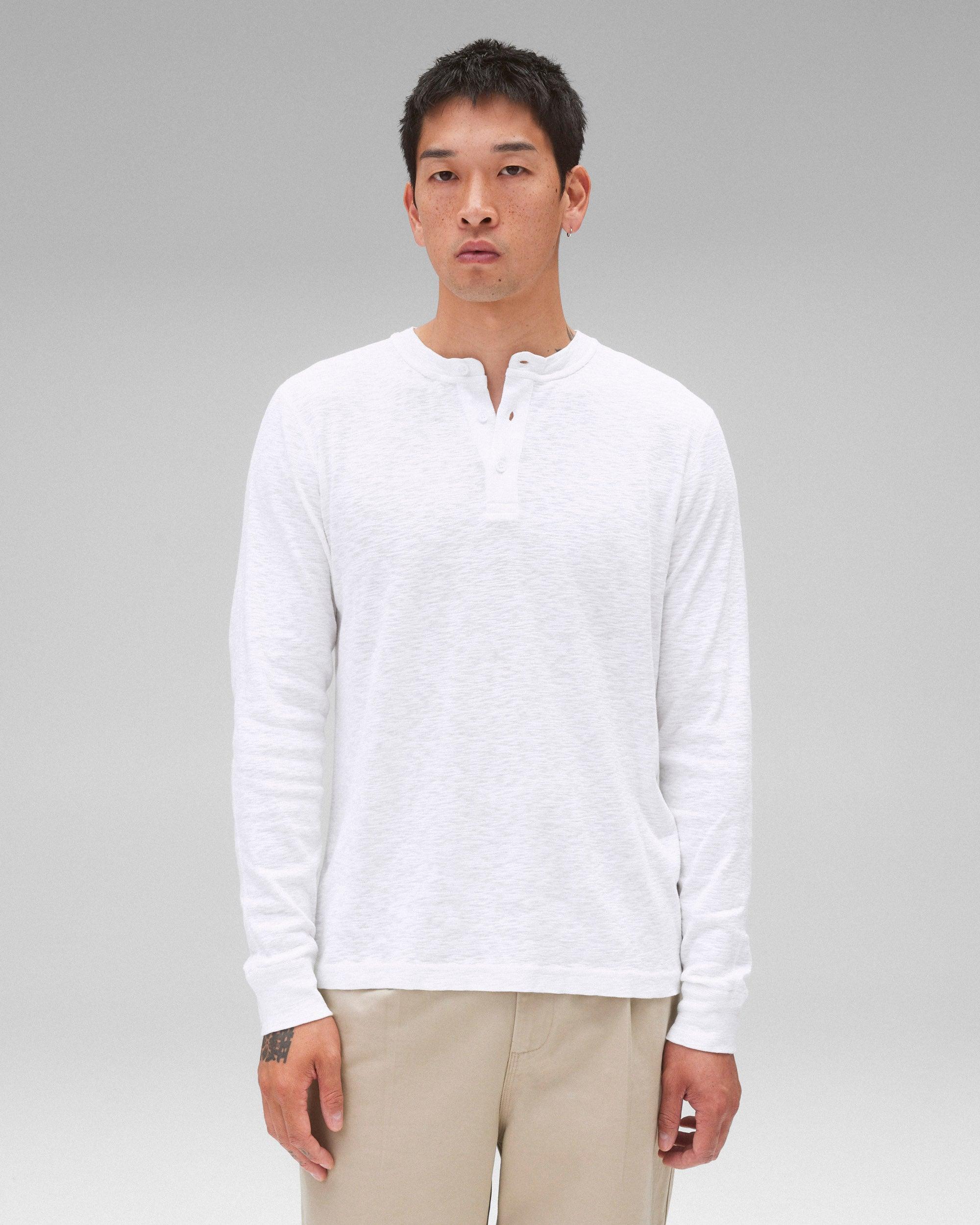 1X1 Slub Slim Henley Male Product Image