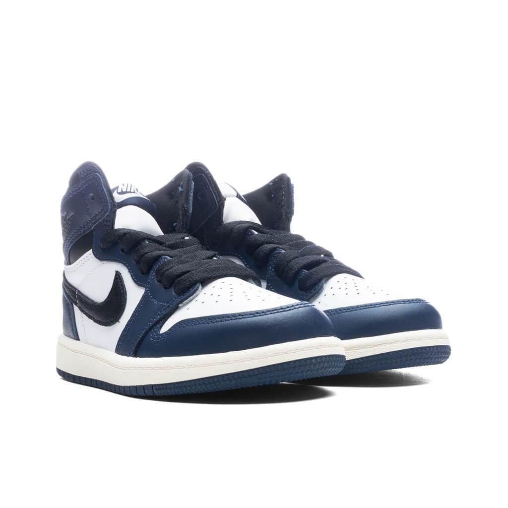 Air Jordan 1 Retro High OG (PS) - Midnight Navy/Black/White Male Product Image