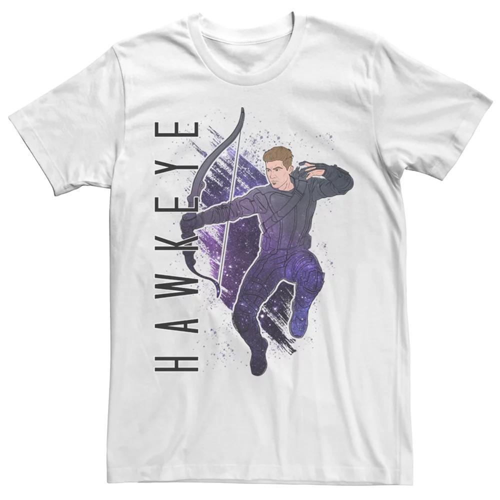 Men's Avengers Hawkeye Painted Tee, Size: Small, White Product Image