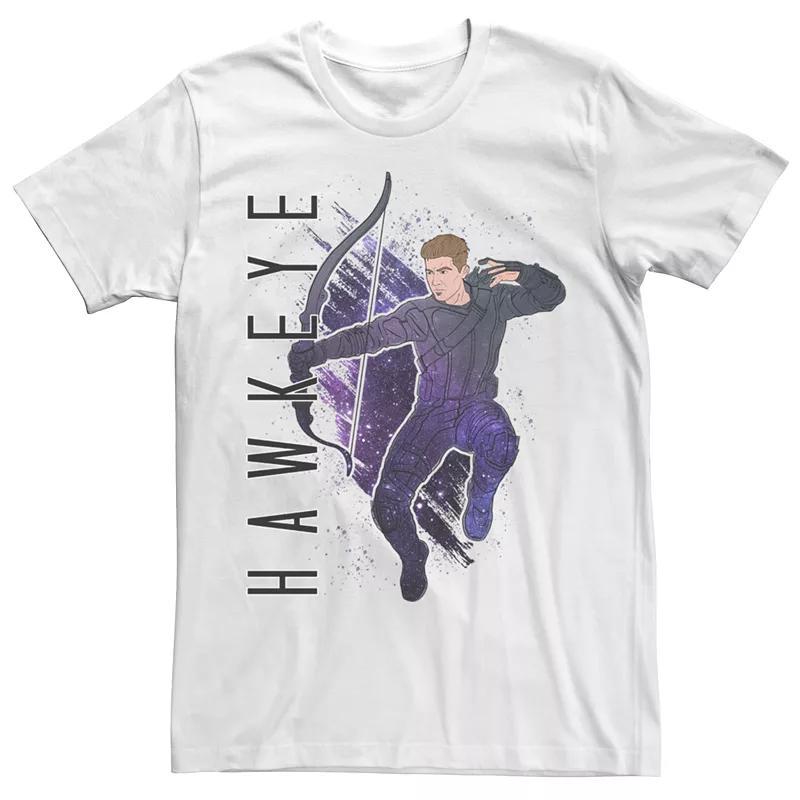 Men's Avengers Hawkeye Painted Tee, Size: Small, White Product Image