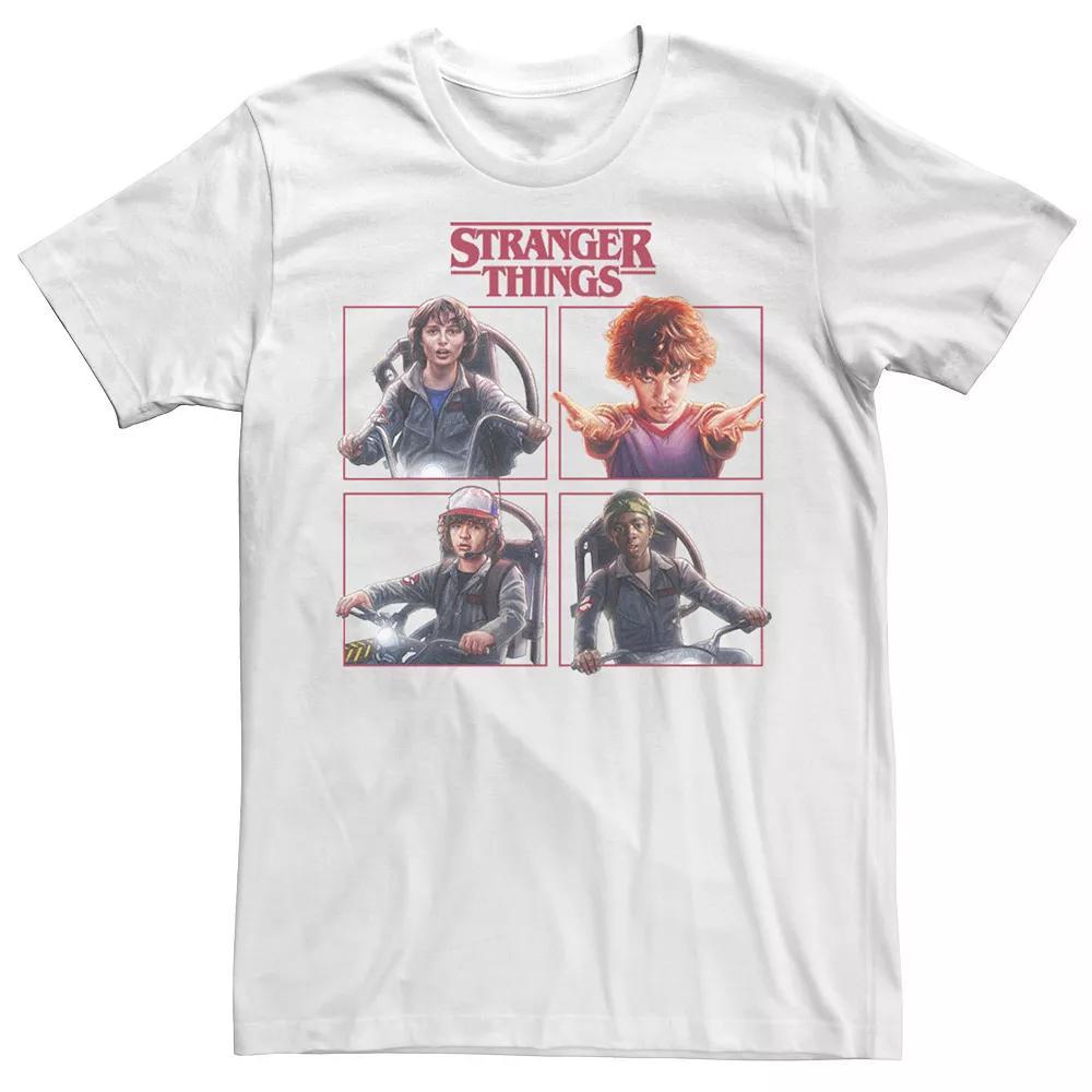 Men's Netflix Stranger Things Group Shot Box Up Logo Tee,  Product Image