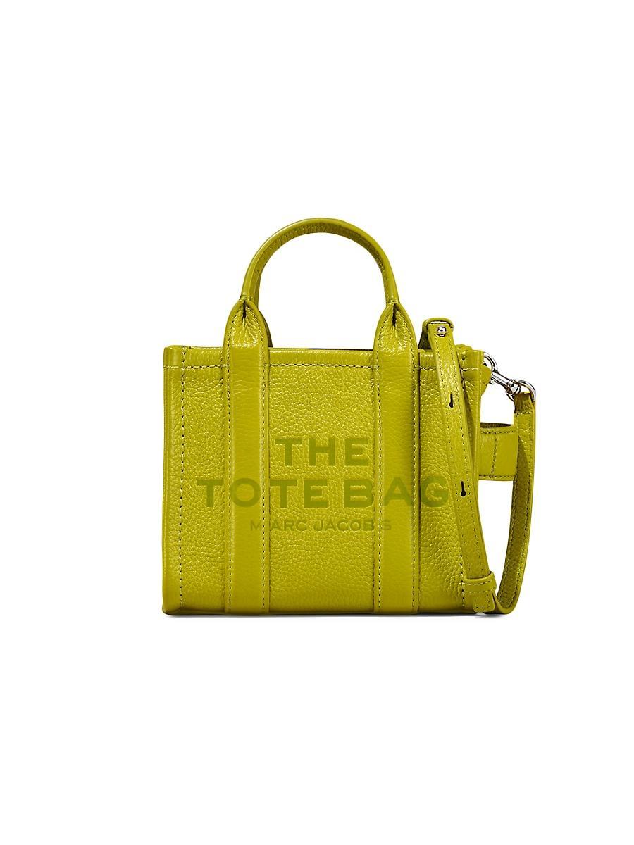 Womens The Leather Crossbody Tote Bag Product Image