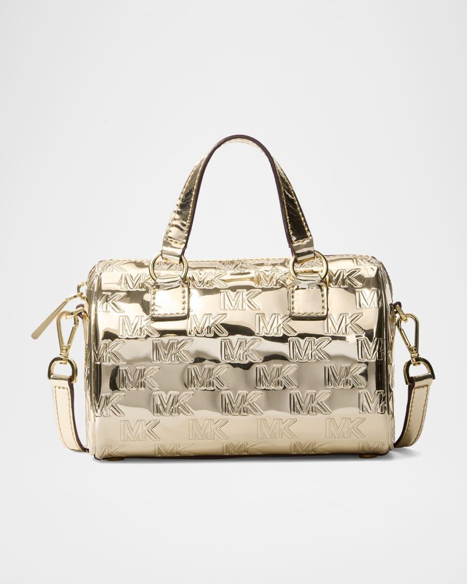 Mason Metallic Monogram Leather Shoulder Bag Product Image