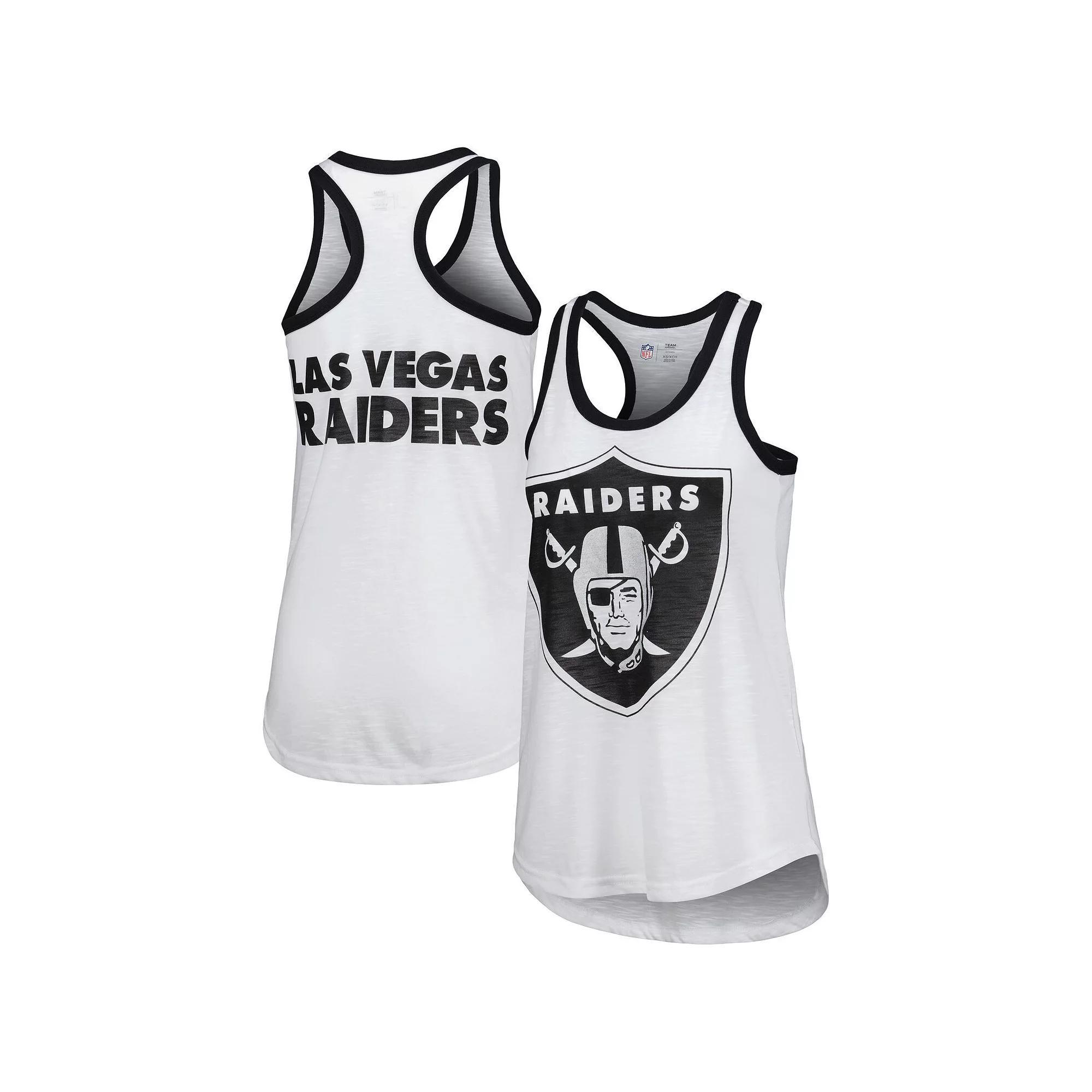 Women's G-III 4Her by Carl Banks White Las Vegas Raiders Tater Tank Top,  Product Image