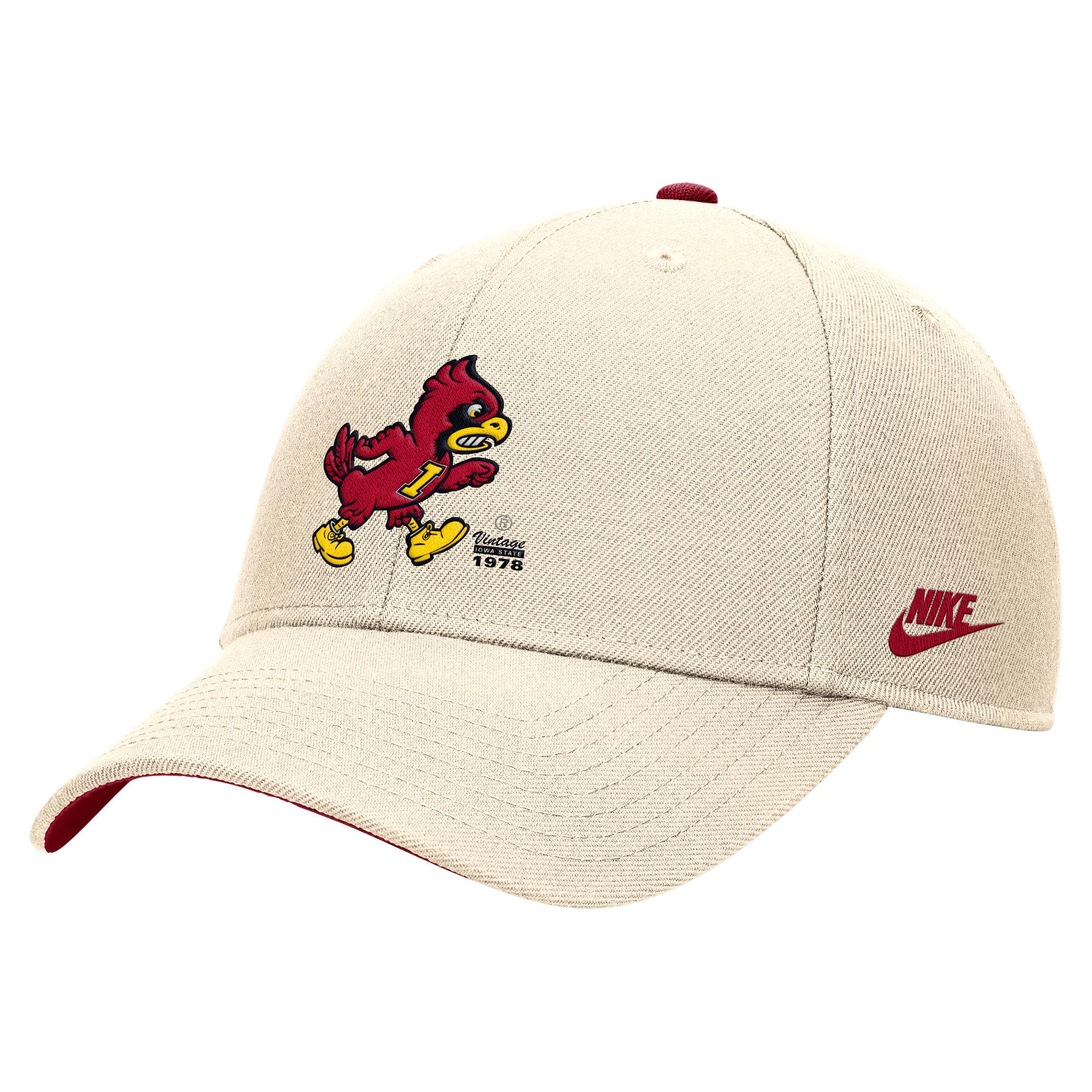 Iowa State Rise Nike Unisex College Adjustable Cap | C11528IAST-NAT Product Image