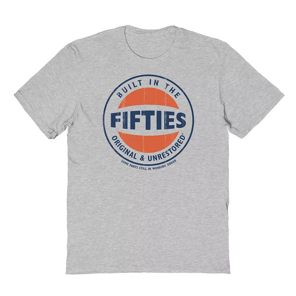 Men's Original & Unrestored Iconic Fifties Graphic Tee, Size: Small, Sport Gray Product Image