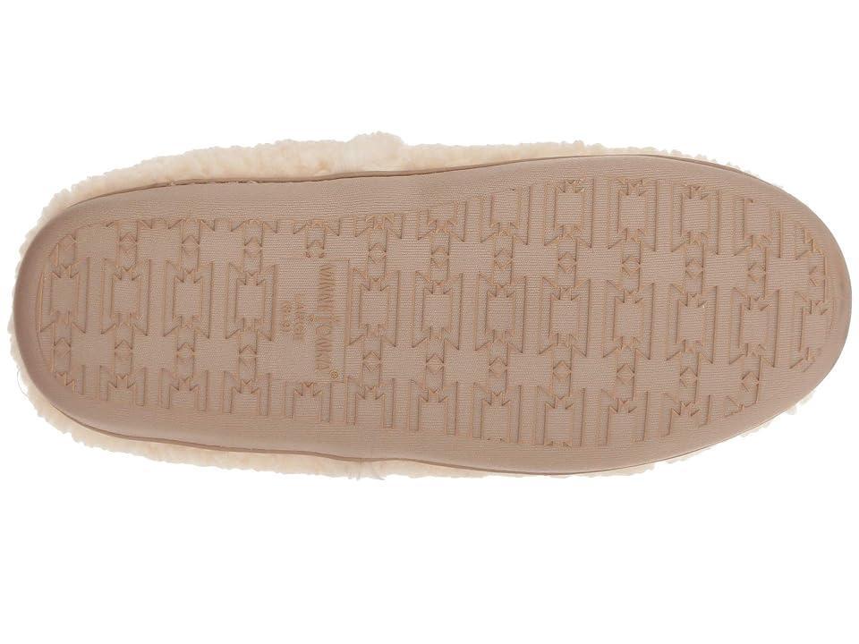 Womens Minnetonka Dina Slipper - Cream Product Image