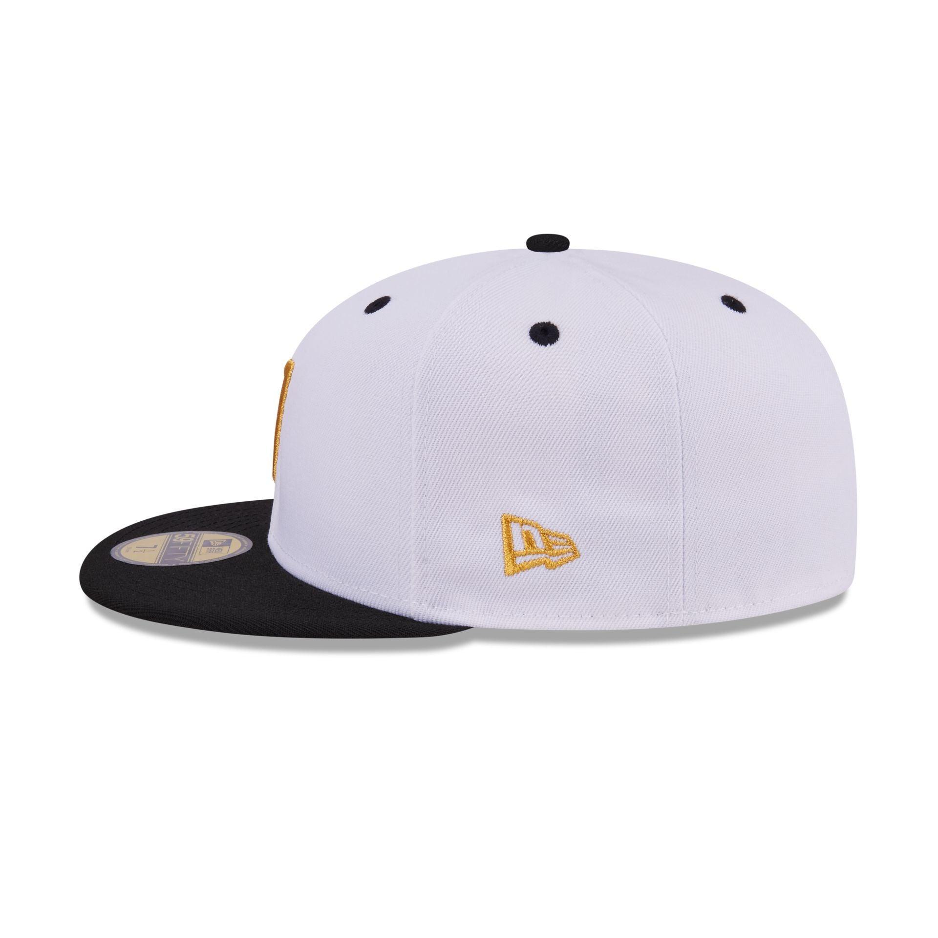 New Era Cap Signature Size 7 White 59FIFTY Fitted Hat Male Product Image