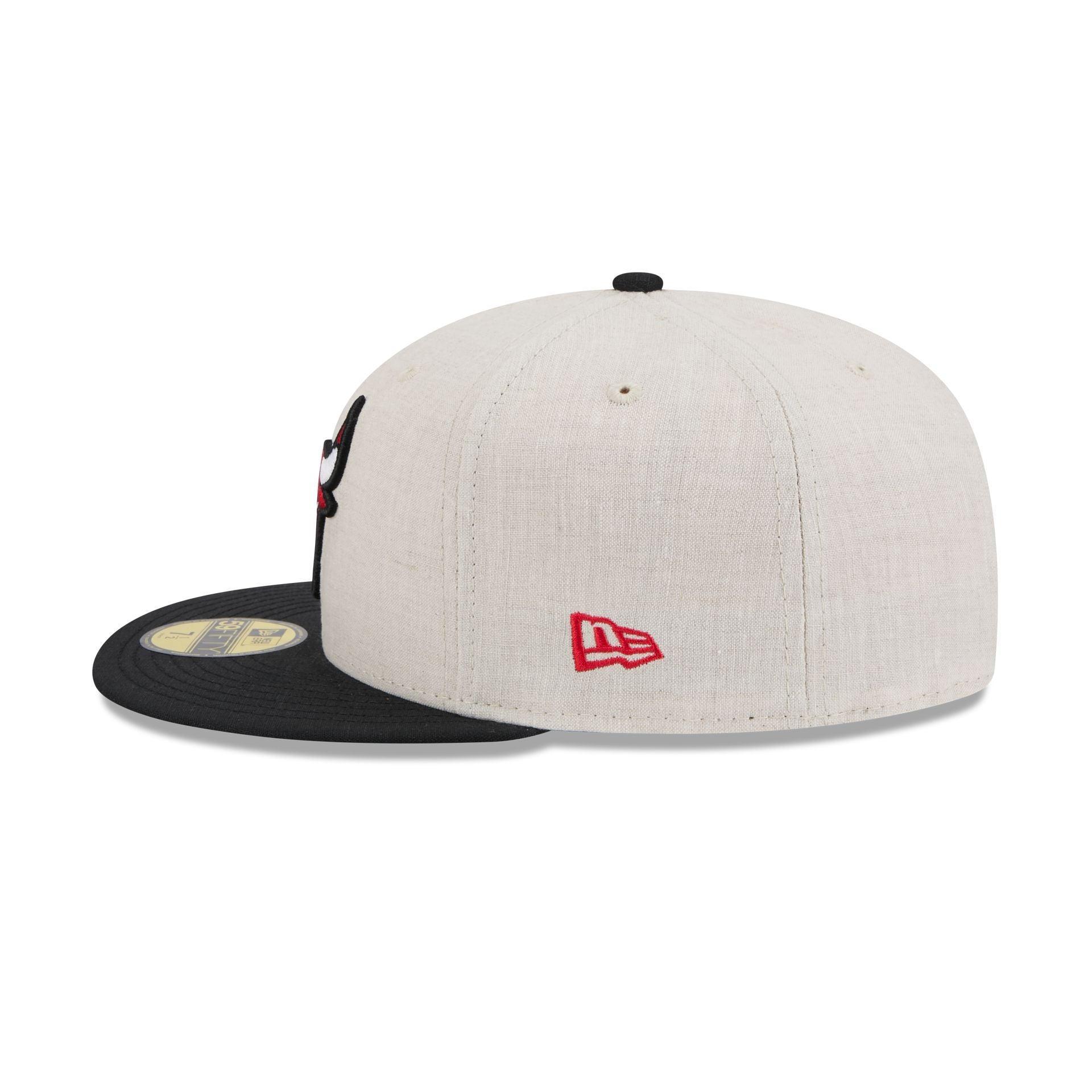 Chicago Bulls Linen 59FIFTY Fitted Hat Male Product Image