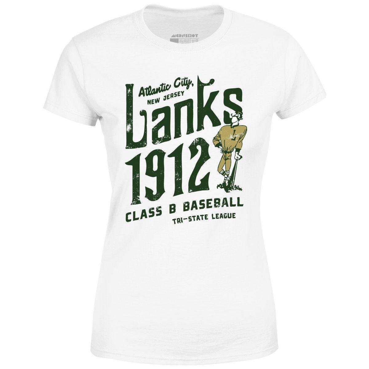 Atlantic City Lanks - New Jersey - Vintage Defunct Baseball Teams - Women's T-Shirt Female Product Image