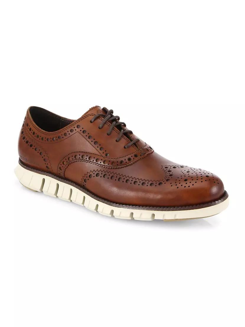 ZeroGrand Leather Wingtip Oxfords Product Image