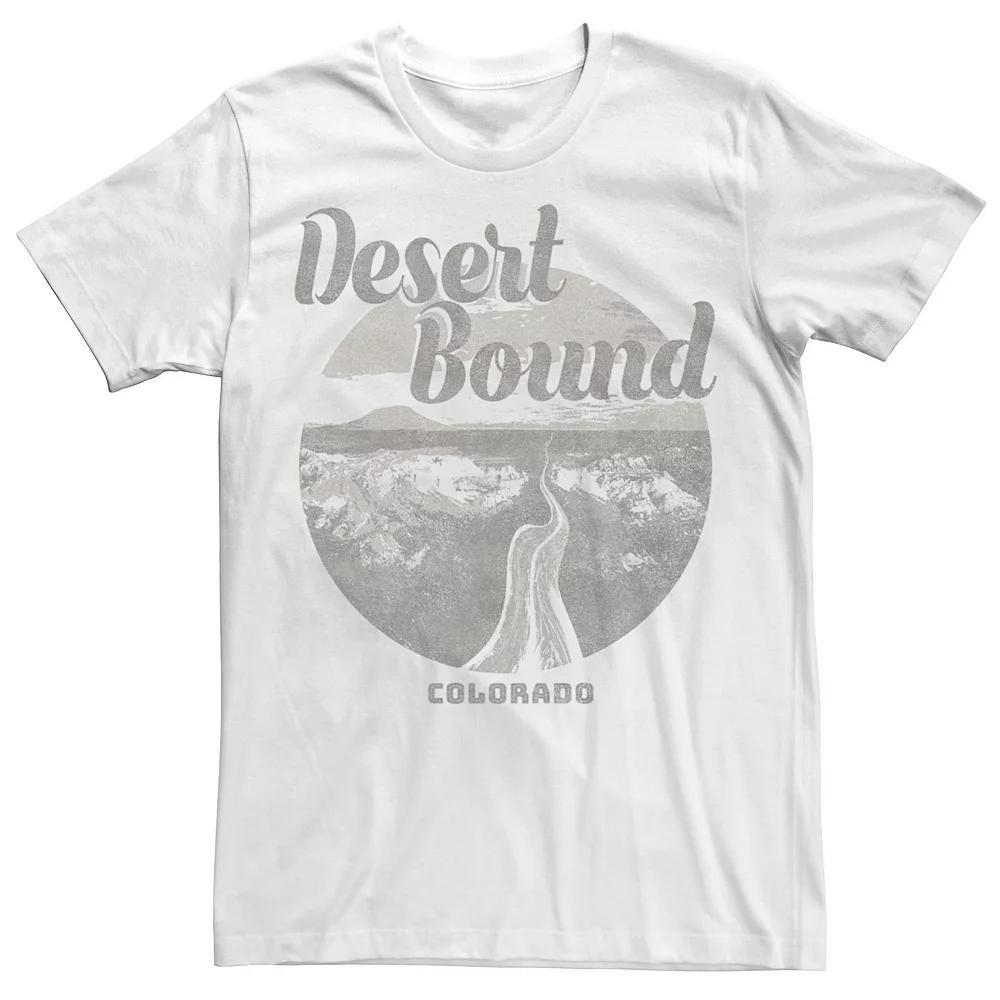 Men's Desert Bound Colorado Gray Logo Tee, Size: XXL, White Product Image