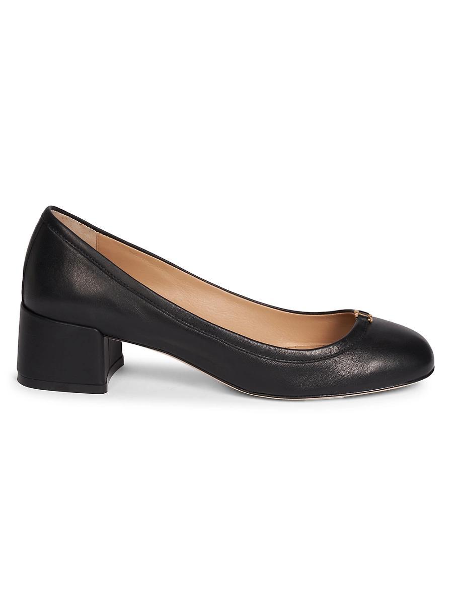 Womens Marcie 50MM Leather Pumps Product Image