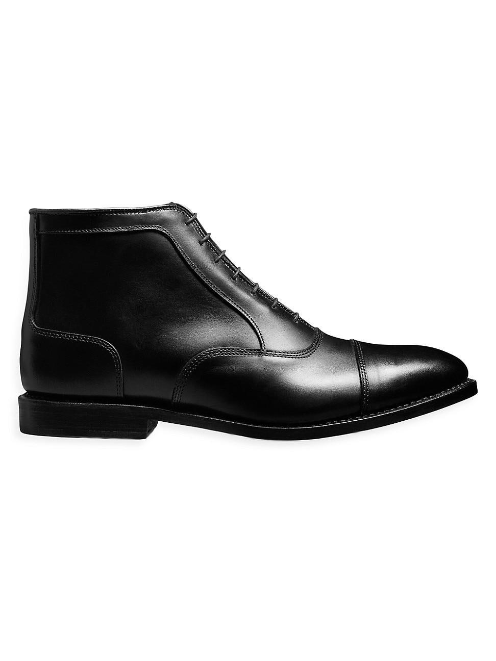 Mens Park Avenue Leather Cap-Toe Boots Product Image