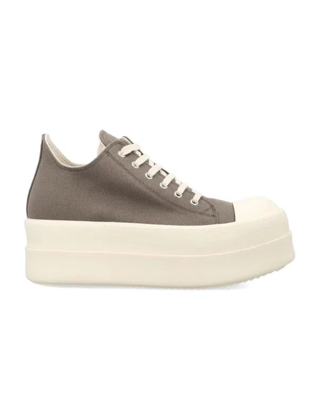 RICK OWENS DRKSHDW Double Bumper Low Sneaks In Grey Product Image