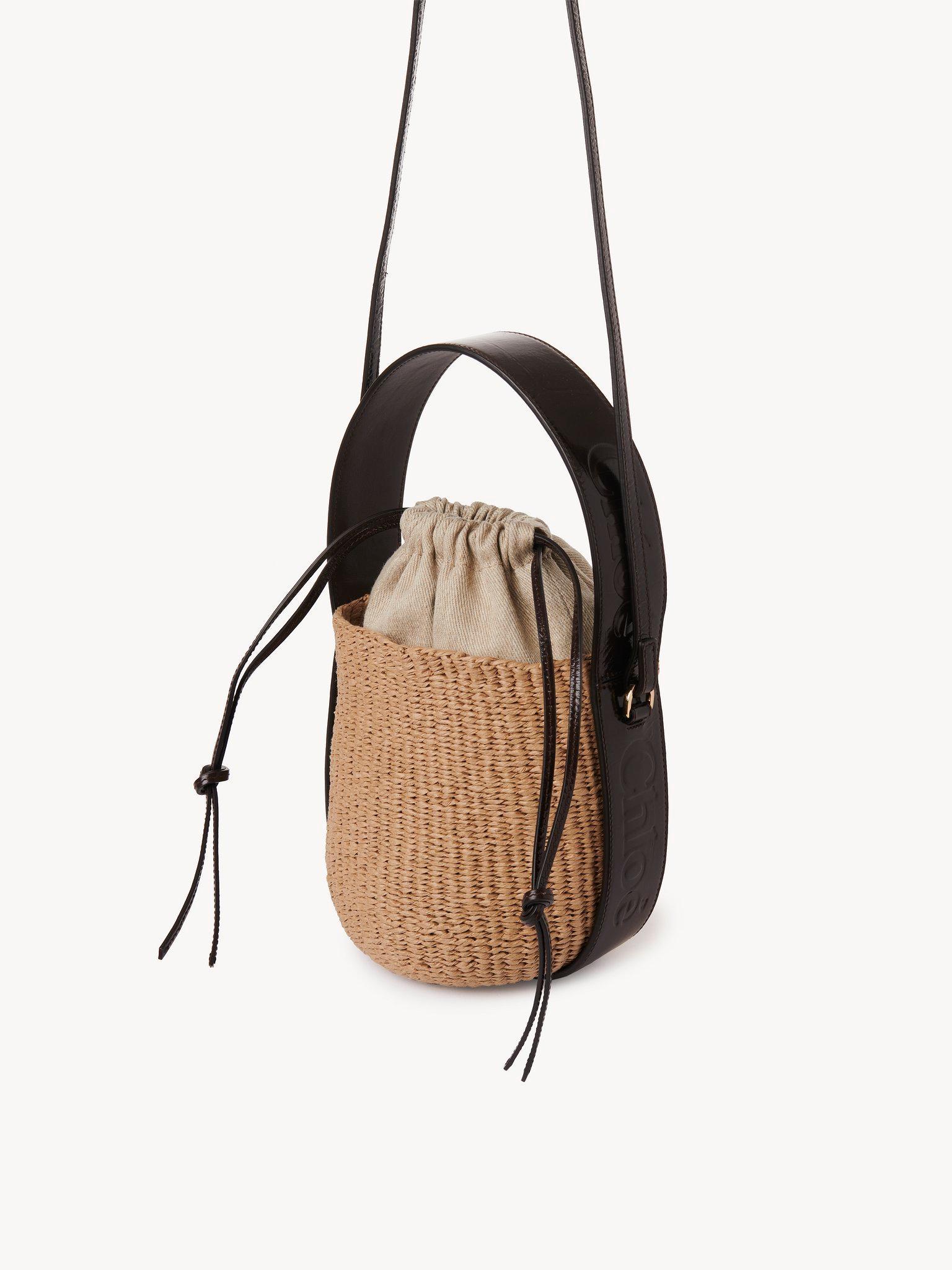 Small Woody basket in natural fibers Product Image