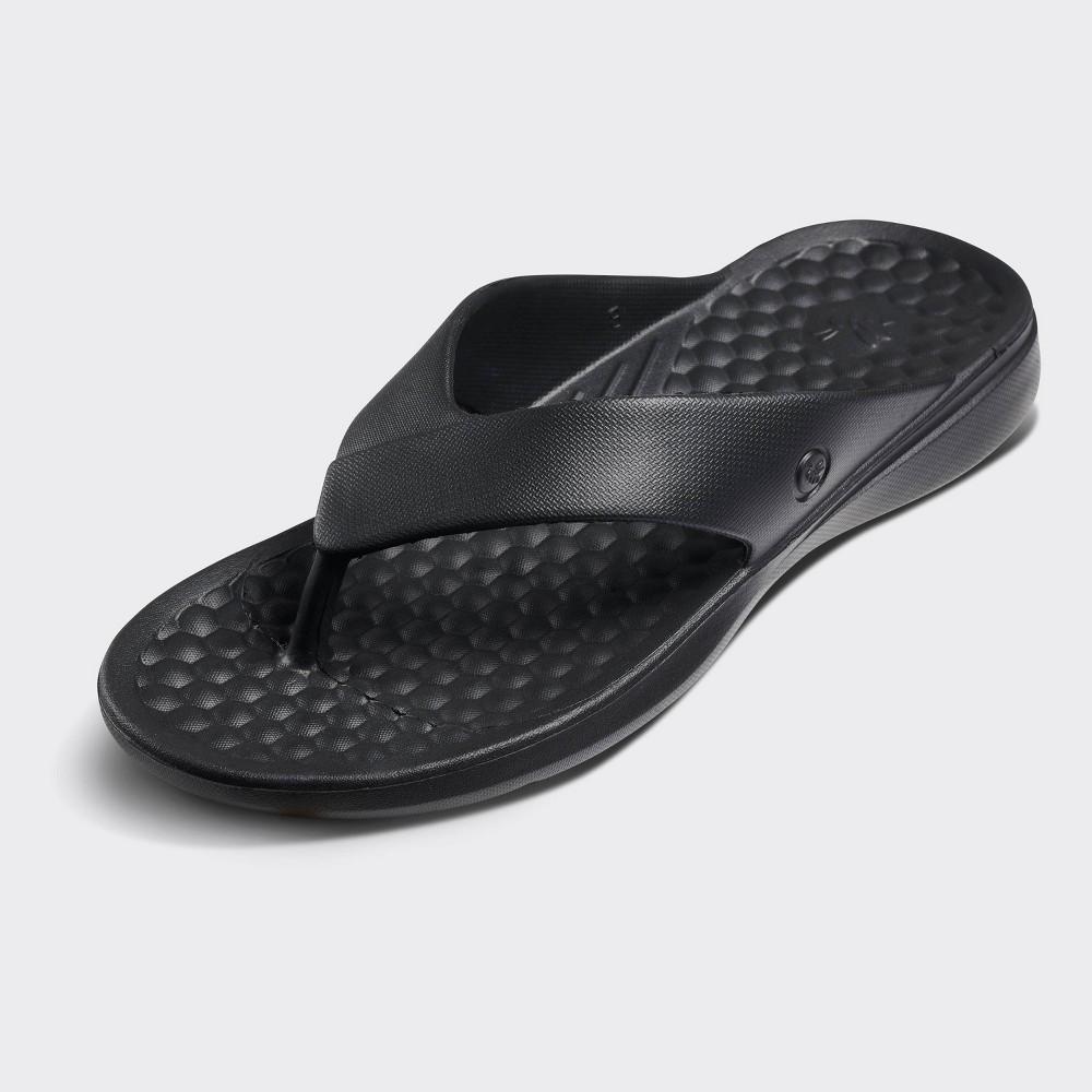 Joybees Adult Casual Flip Sandals - Black Onyx 11 Product Image