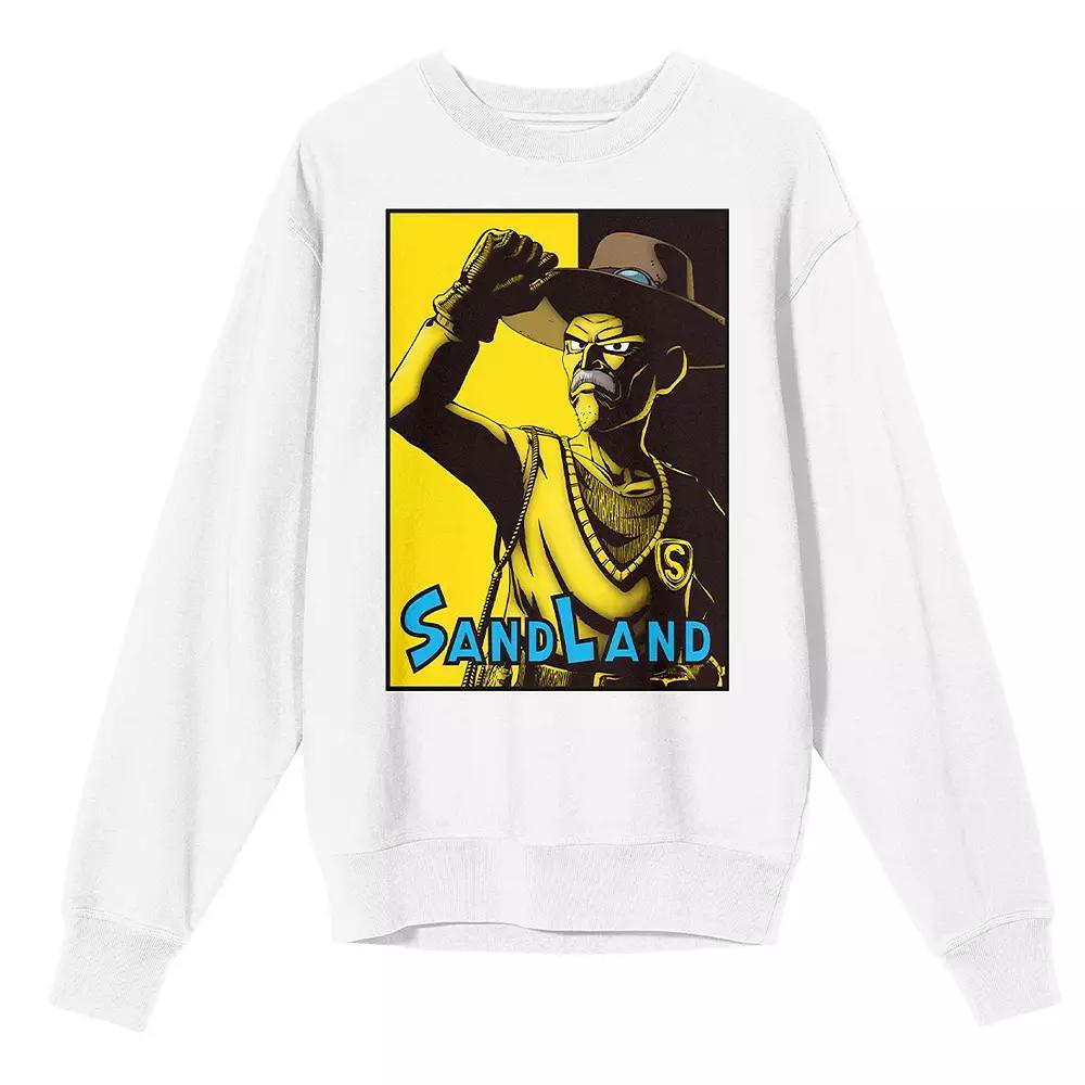 Men's SAND LAND Sheriff Rao Teaser Long Sleeve Graphic Tee, Size: Small, White Product Image