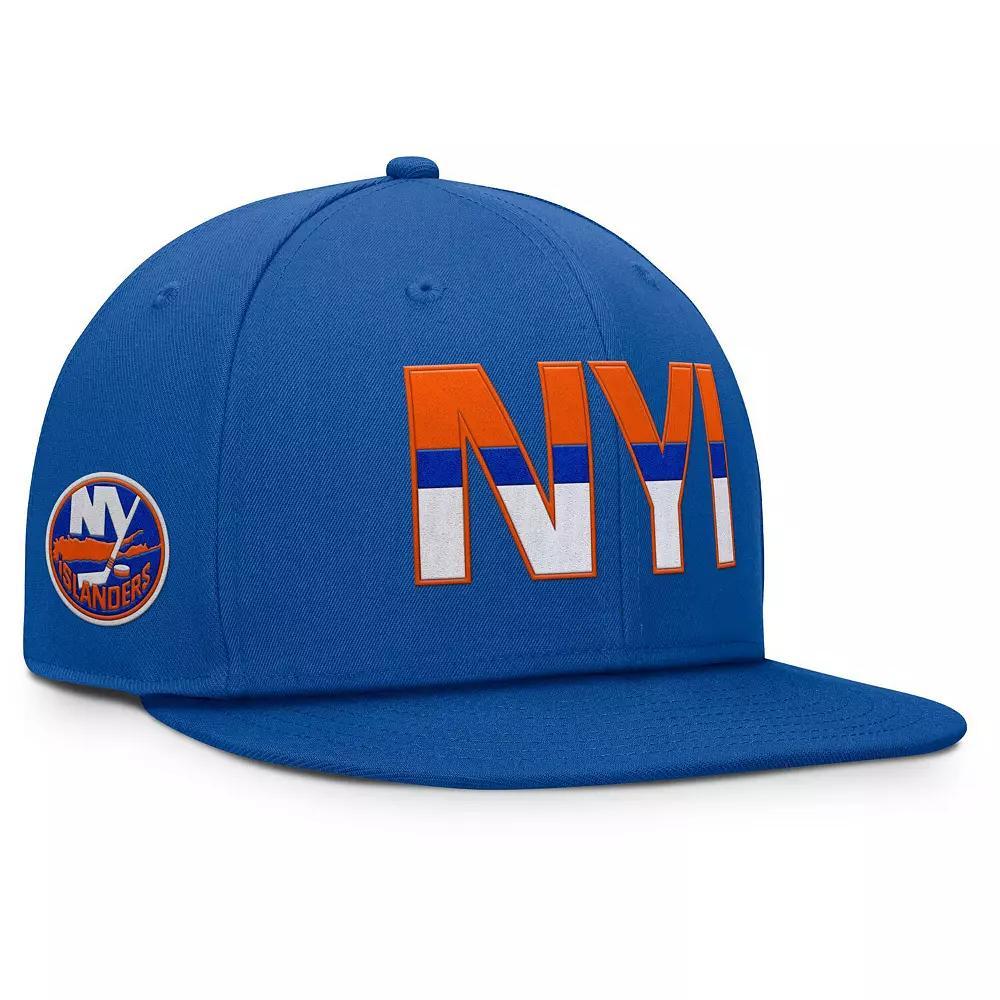 Men's Fanatics Royal New York Islanders Authentic Pro Rink Snapback Hat, Isl Blue Product Image