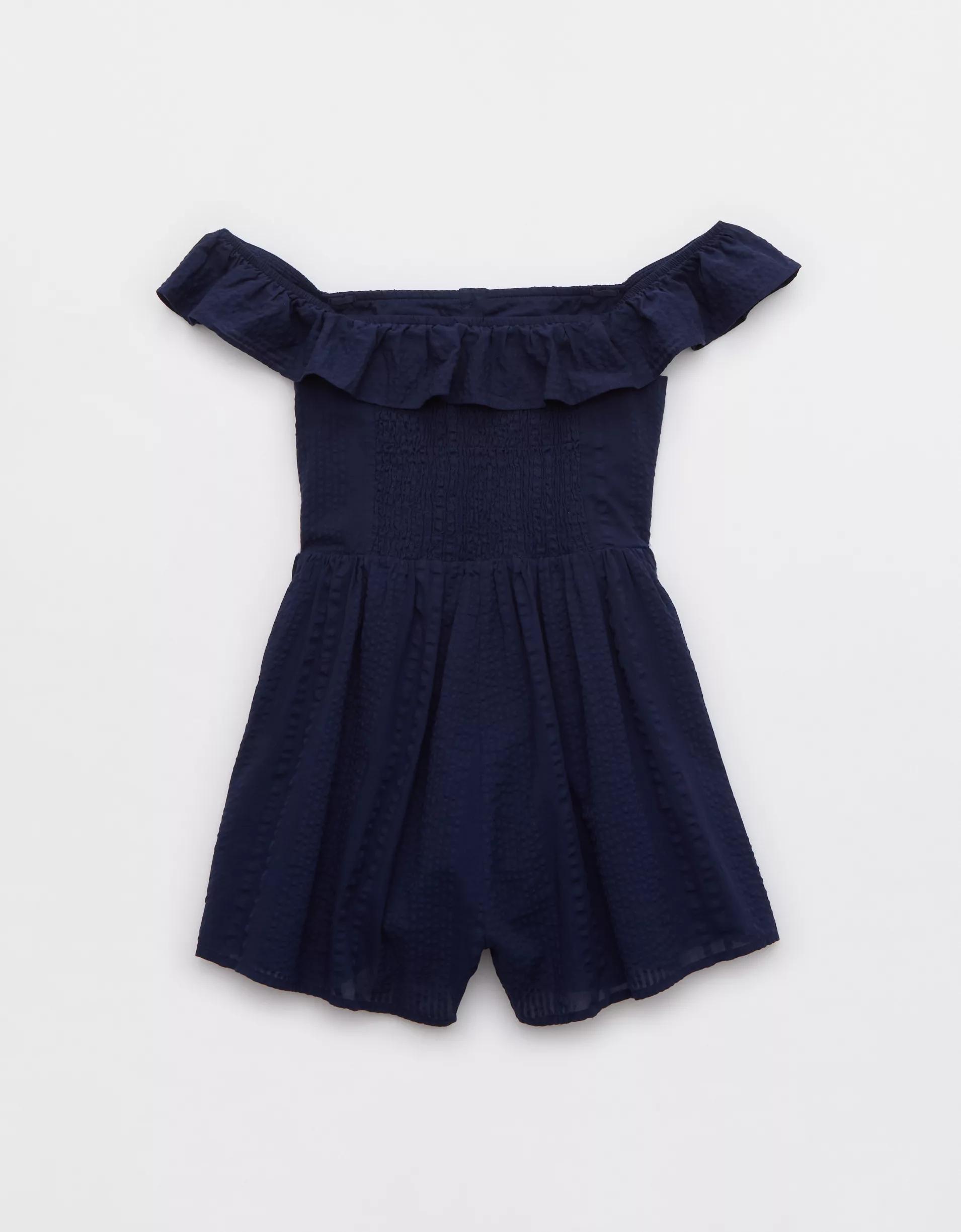 Aerie Off The Shoulder Romper Product Image