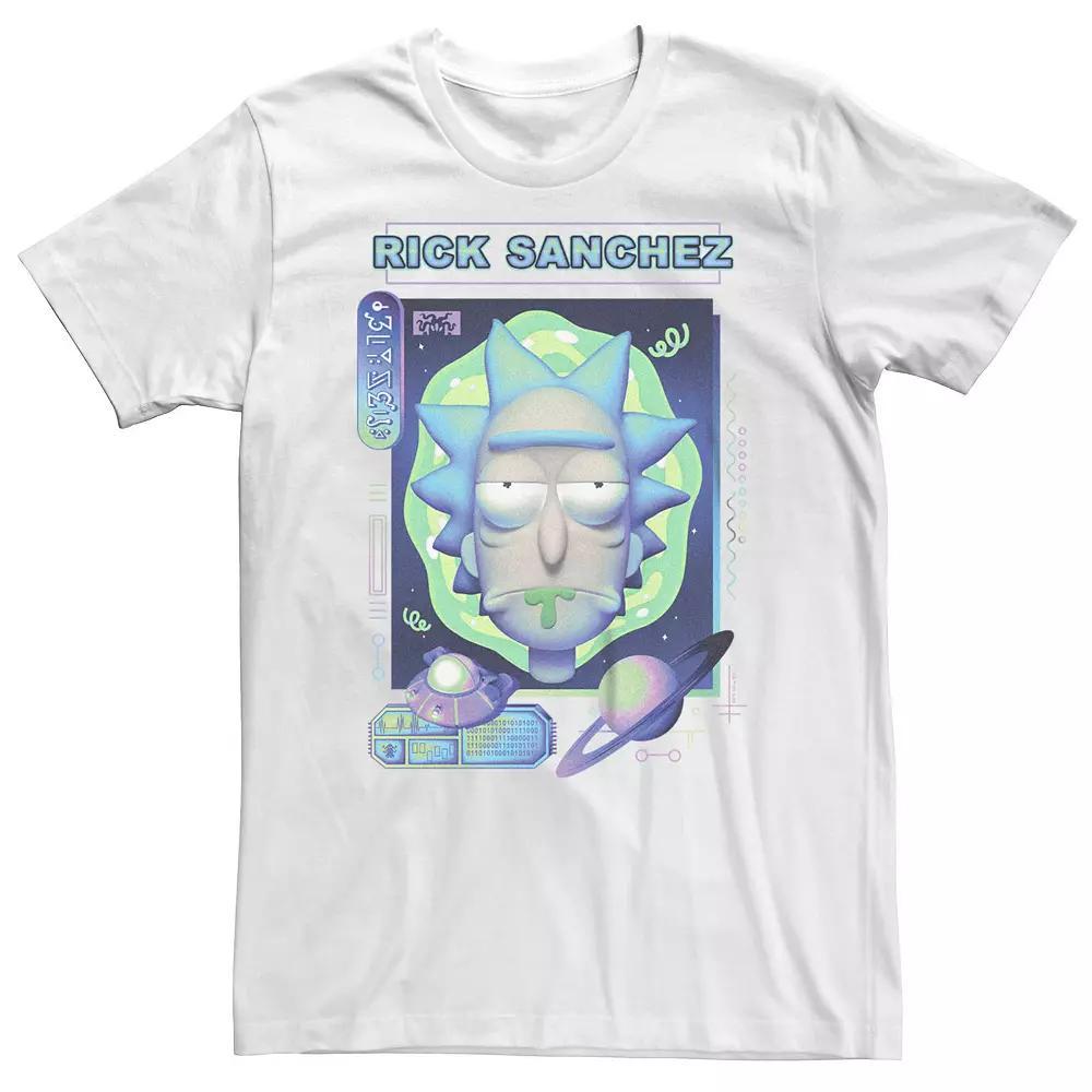 Big & Tall Rick And Morty Sanchez Poster Tee, Men's,  Product Image