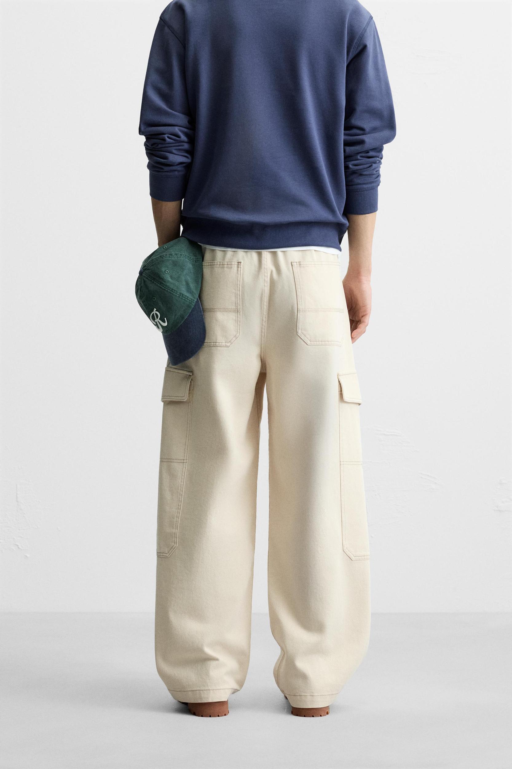 WIDE FIT CARGO PANTS Product Image