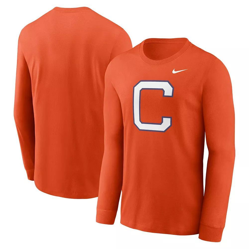 Men's Nike Orange Clemson Tigers Alternate Logo Long Sleeve T-Shirt, Size: 2XL Product Image