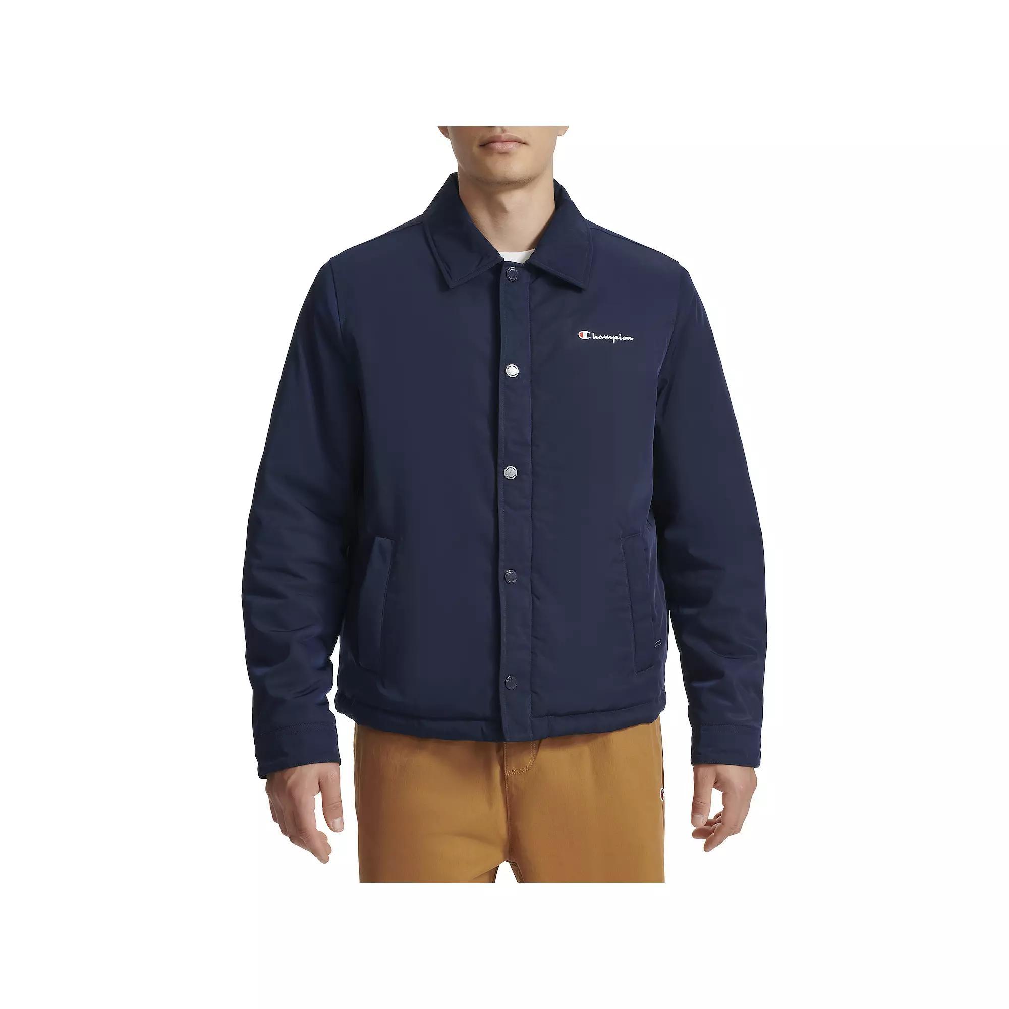 Men's Champion® Coaches Jacket, Size: Large, Black Product Image