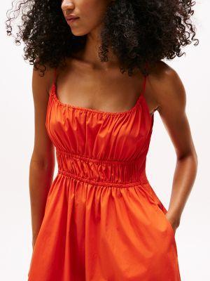 Sleeveless Smocked Midi Dress Product Image