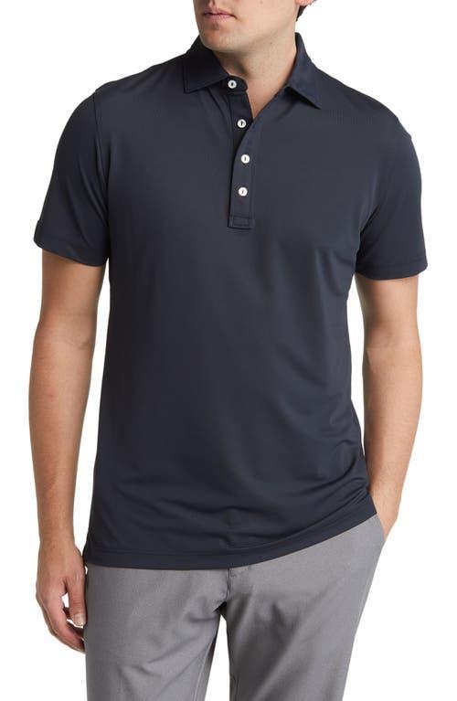 Peter Millar Mens Soul Performance Mesh Polo | Color: Black | Size: M Product Image