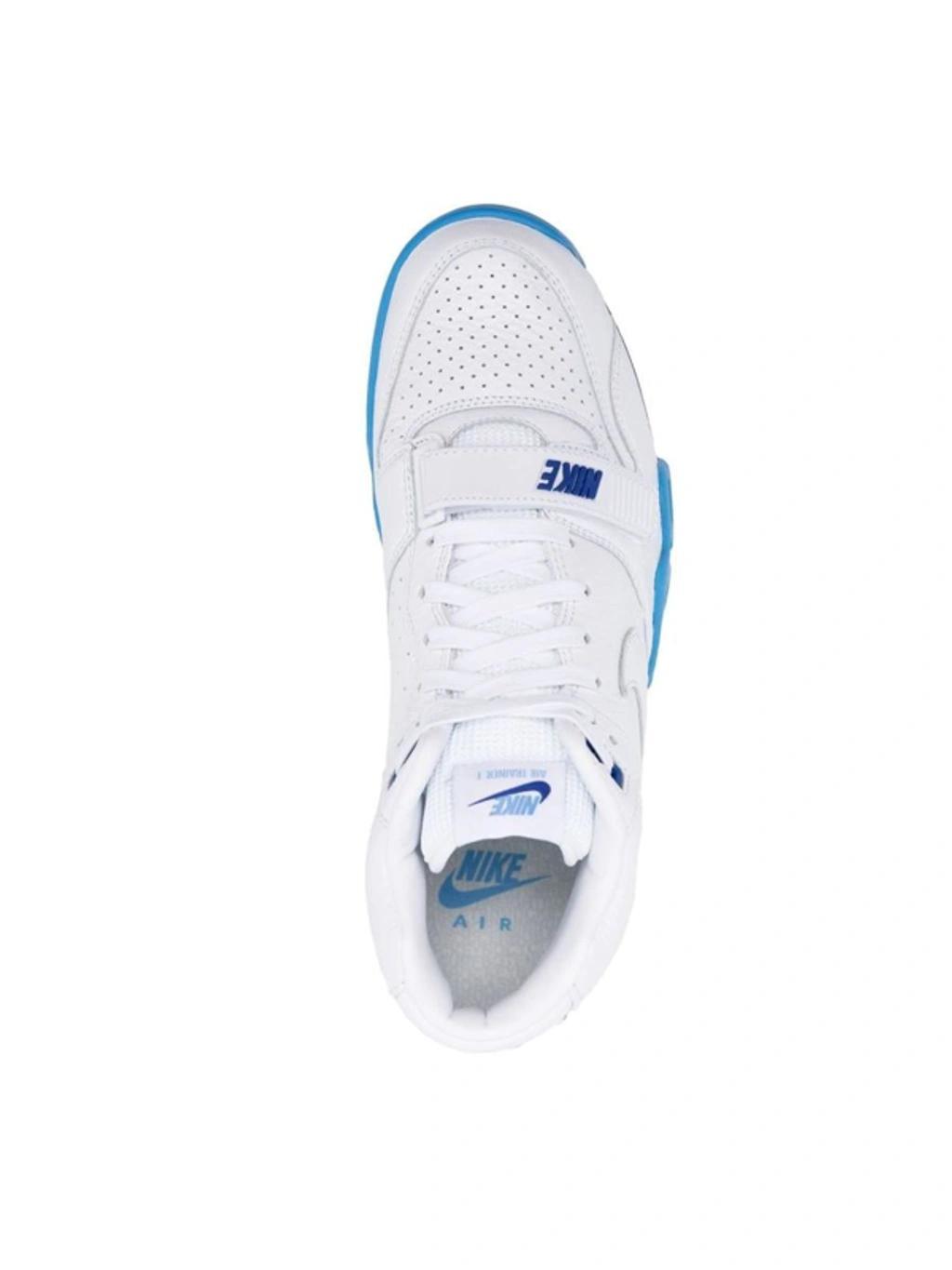 NIKE Air Trainer 1 High-top Sneakers In White Product Image