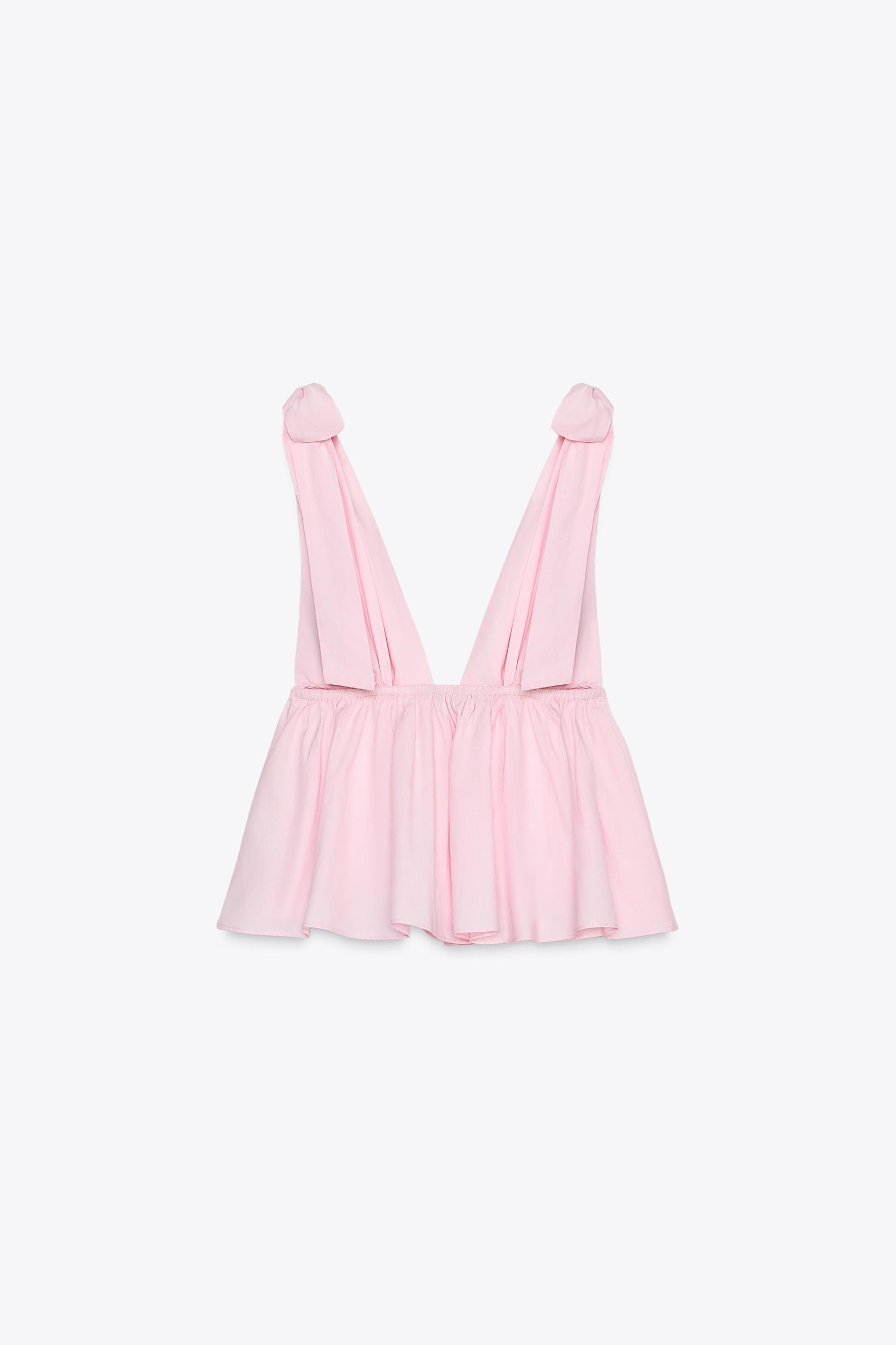 POPLIN BOW TOP Product Image