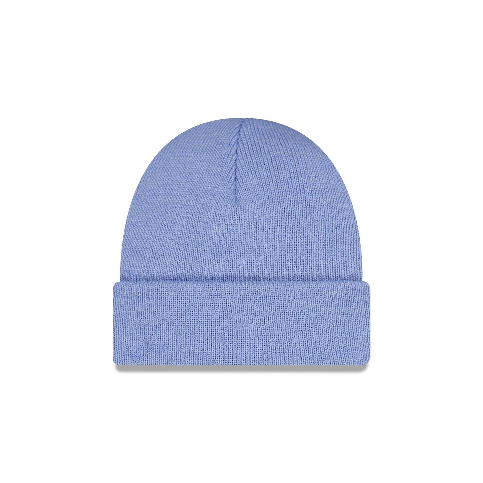 New Era Pastel Blue Short Cuff Knit Beanie Male Product Image